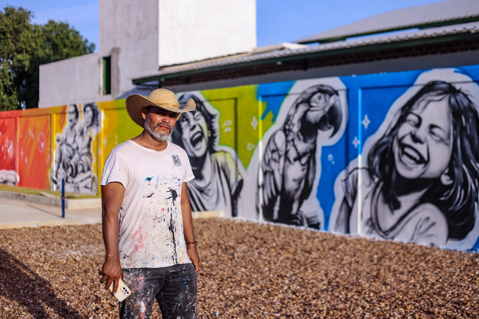 Artista de Marabá leva projeto itinerante de muralismo a cidades da Amazônia